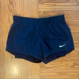 Black Nike Shorts with Spandex Lining